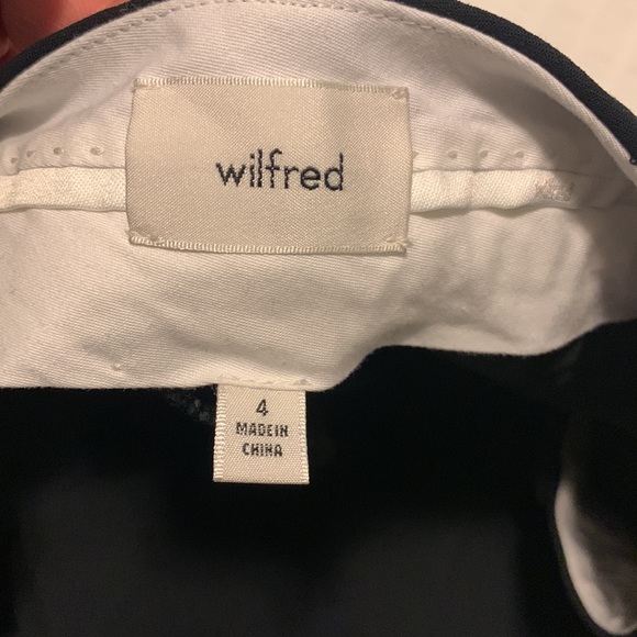 Wilfred Cropped Effortless Pants, Size 4, Black - Picture 4 of 4